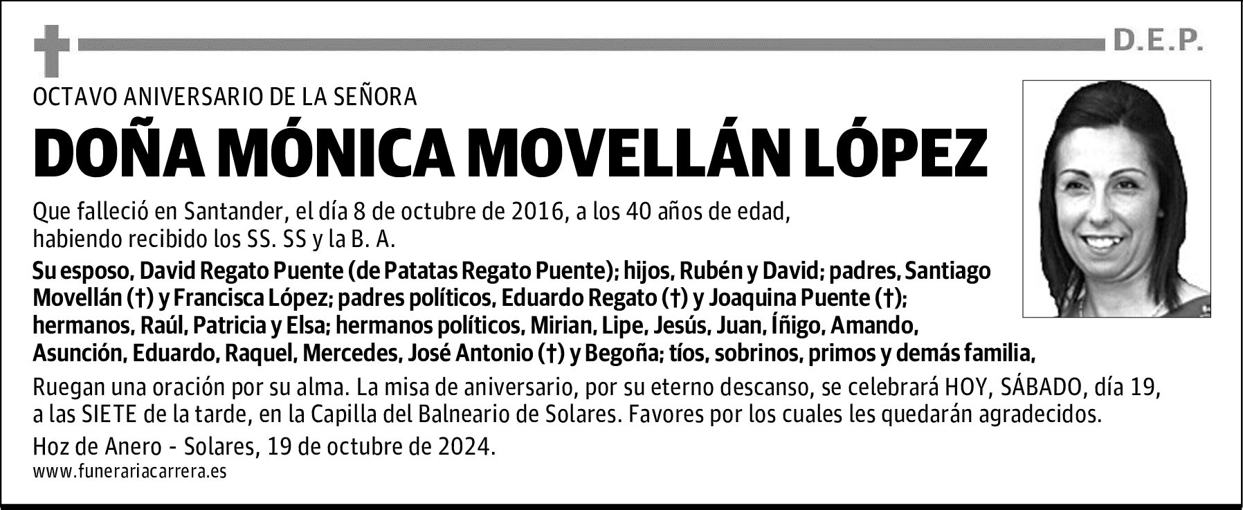 DOÑA MÓNICA MOVELLÁN LÓPEZ