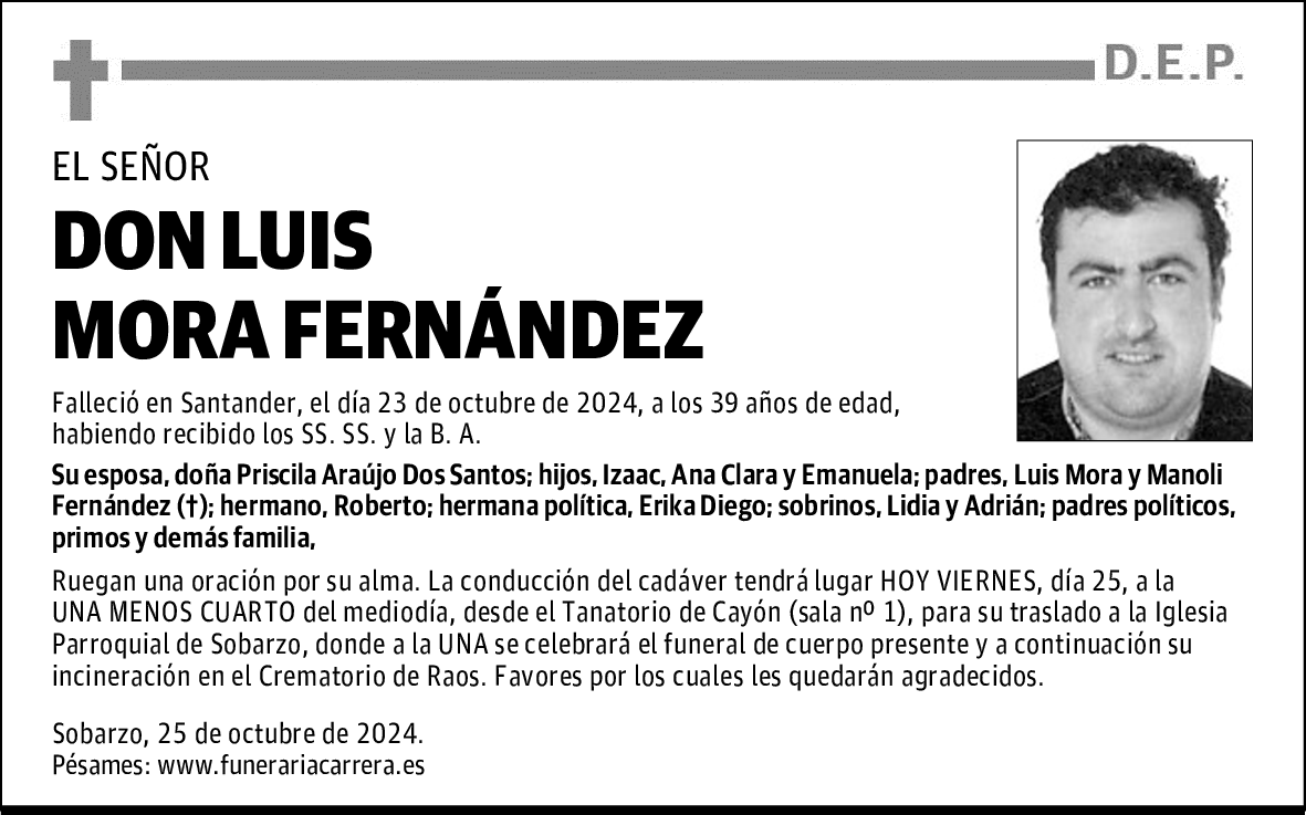 DON LUIS MORA FERNÁNDEZ