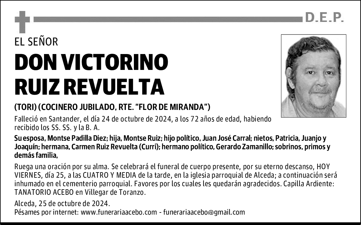 DON VICTORINO RUIZ REVUELTA