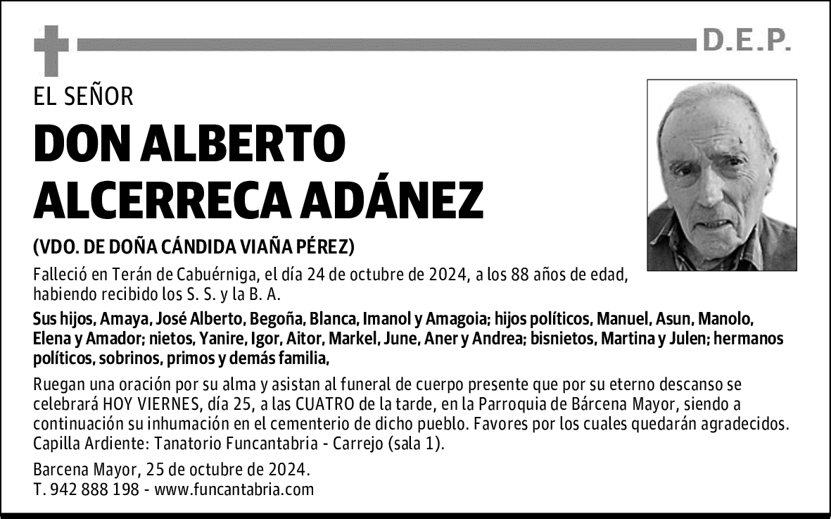 DON ALBERTO ALCERRECA ADÁNEZ