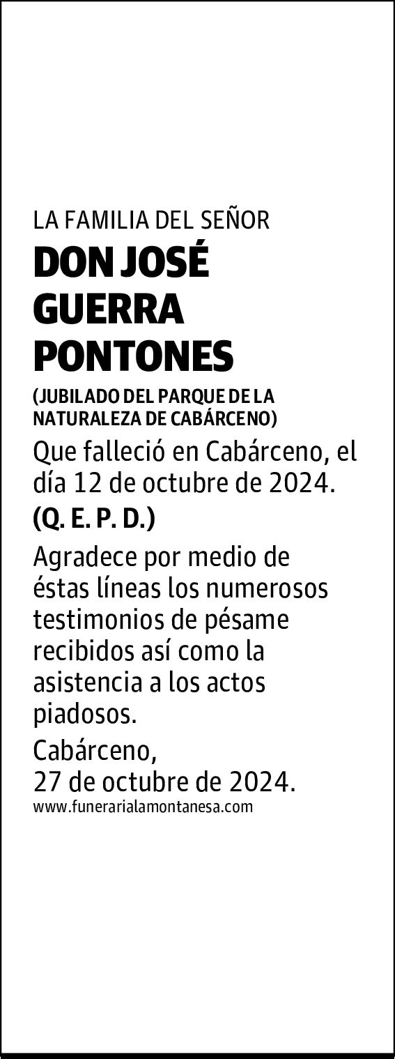 DON JOSÉ GUERRA PONTONES