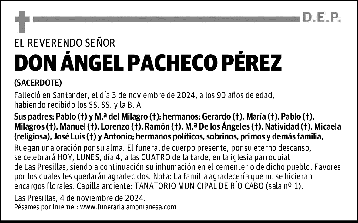 DON ÁNGEL PACHECO PÉREZ