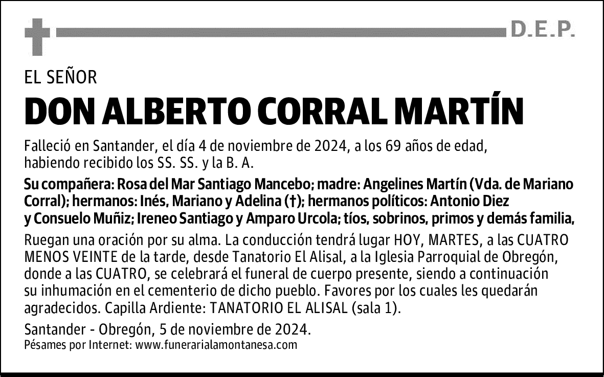 DON ALBERTO CORRAL MARTÍN