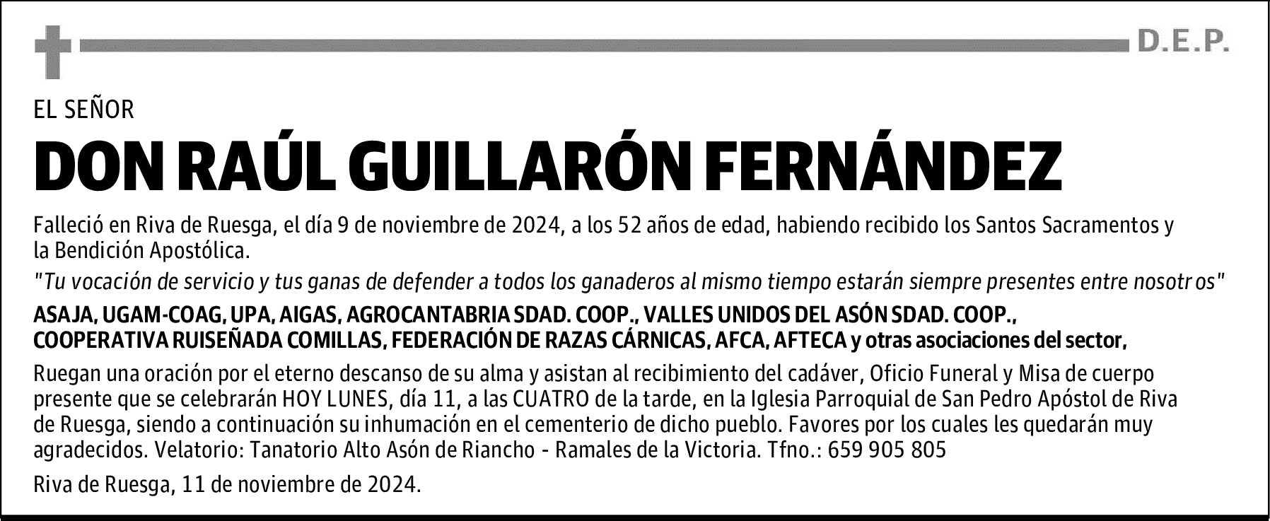 DON RAÚL GUILLARÓN FERNÁNDEZ