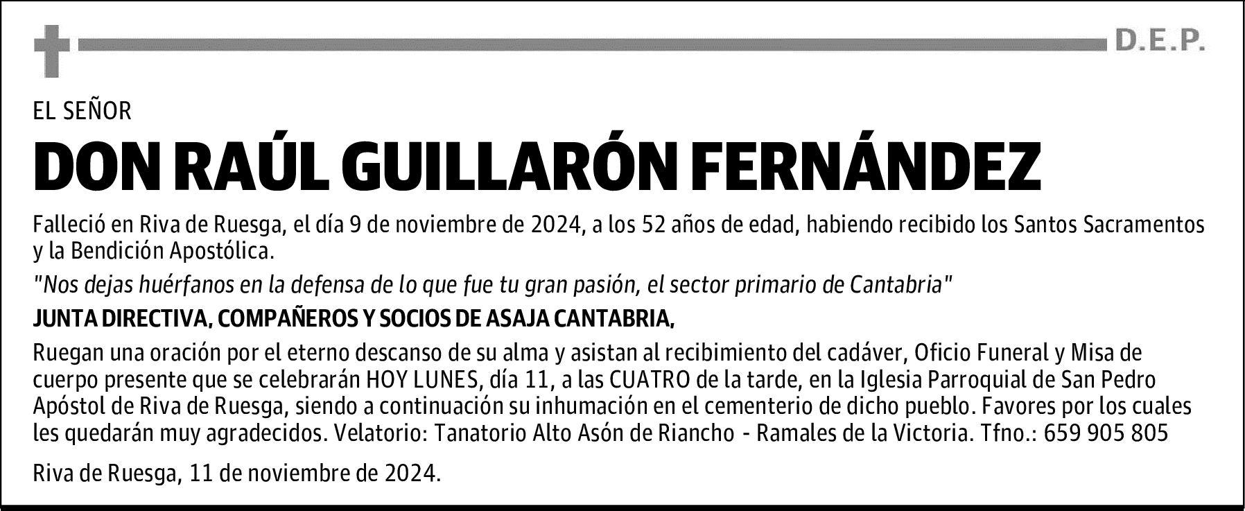 DON RAÚL GUILLARÓN FERNÁNDEZ