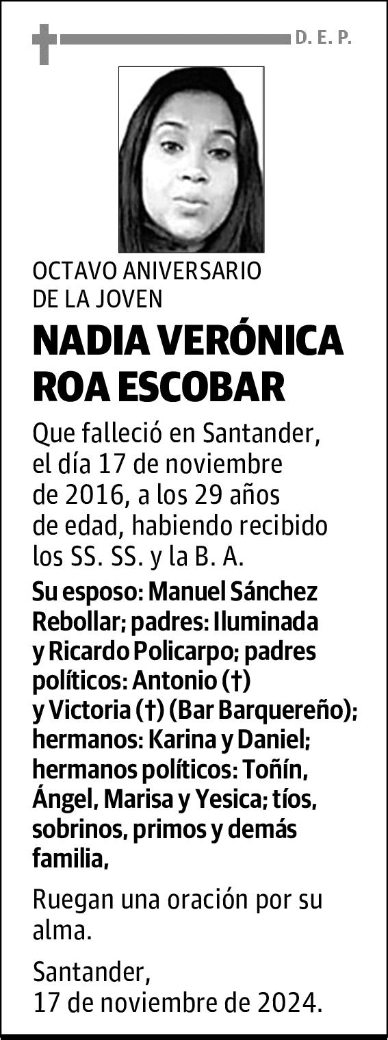 NADIA VERÓNICA ROA ESCOBAR