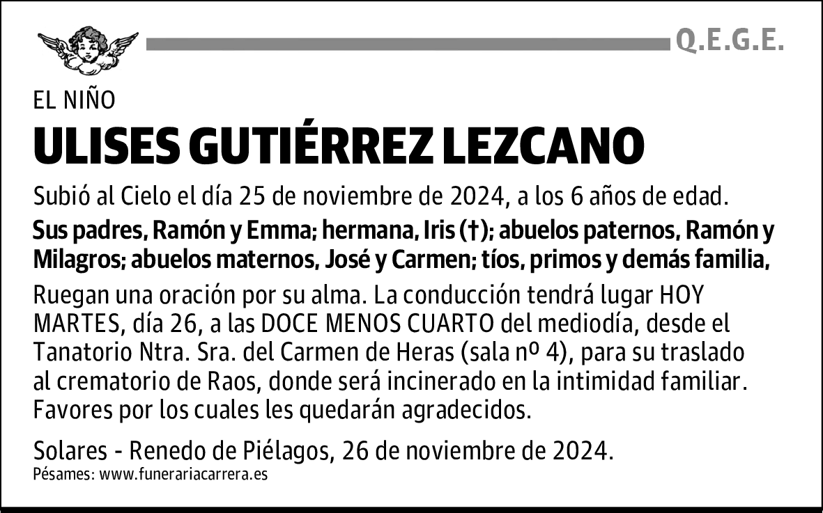 ULISES GUTIÉRREZ LEZCANO
