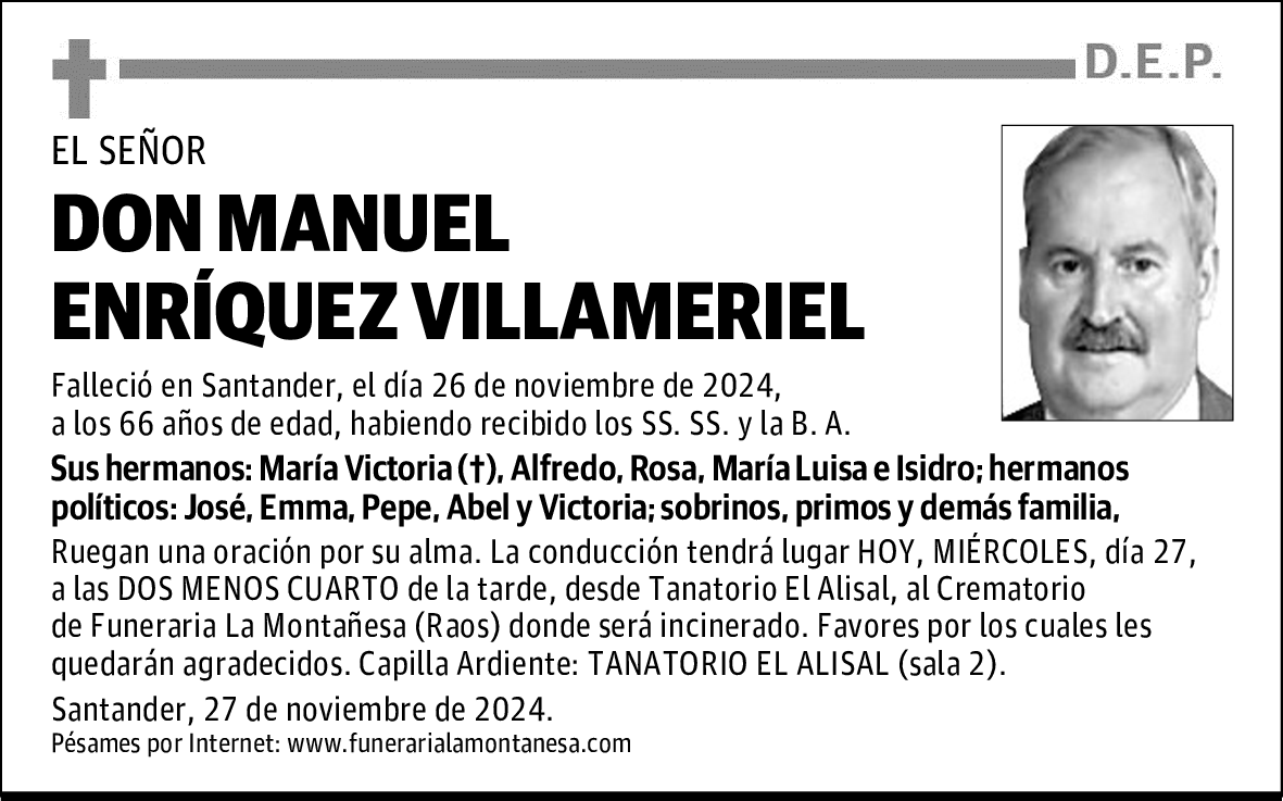 DON MANUEL ENRÍQUEZ VILLAMERIEL