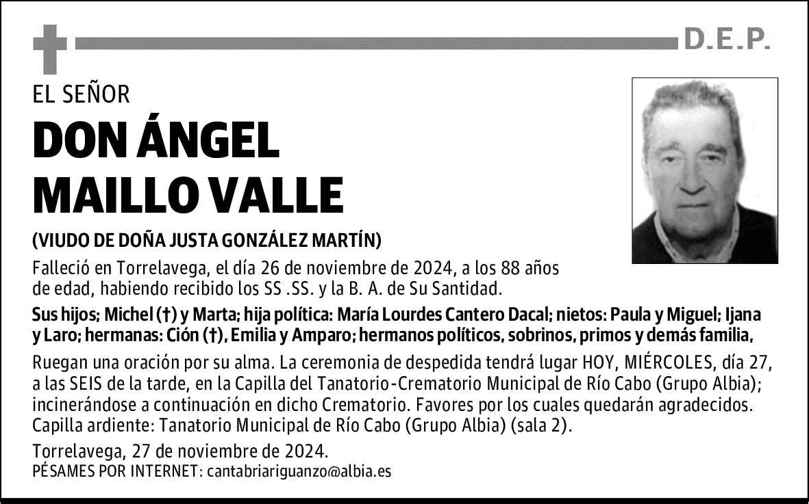 DON ÁNGEL MAILLO VALLE