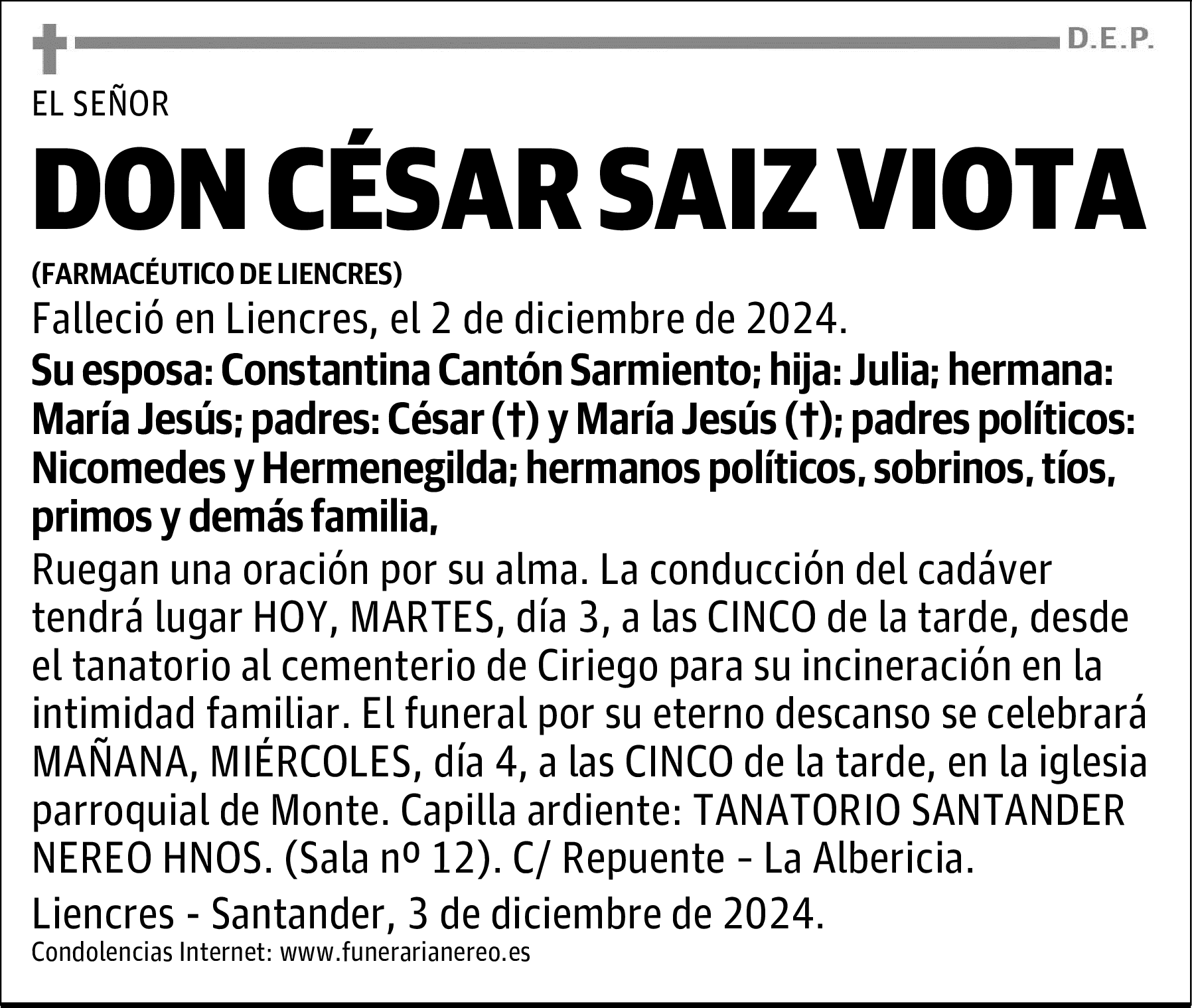 DON CÉSAR SAIZ VIOTA