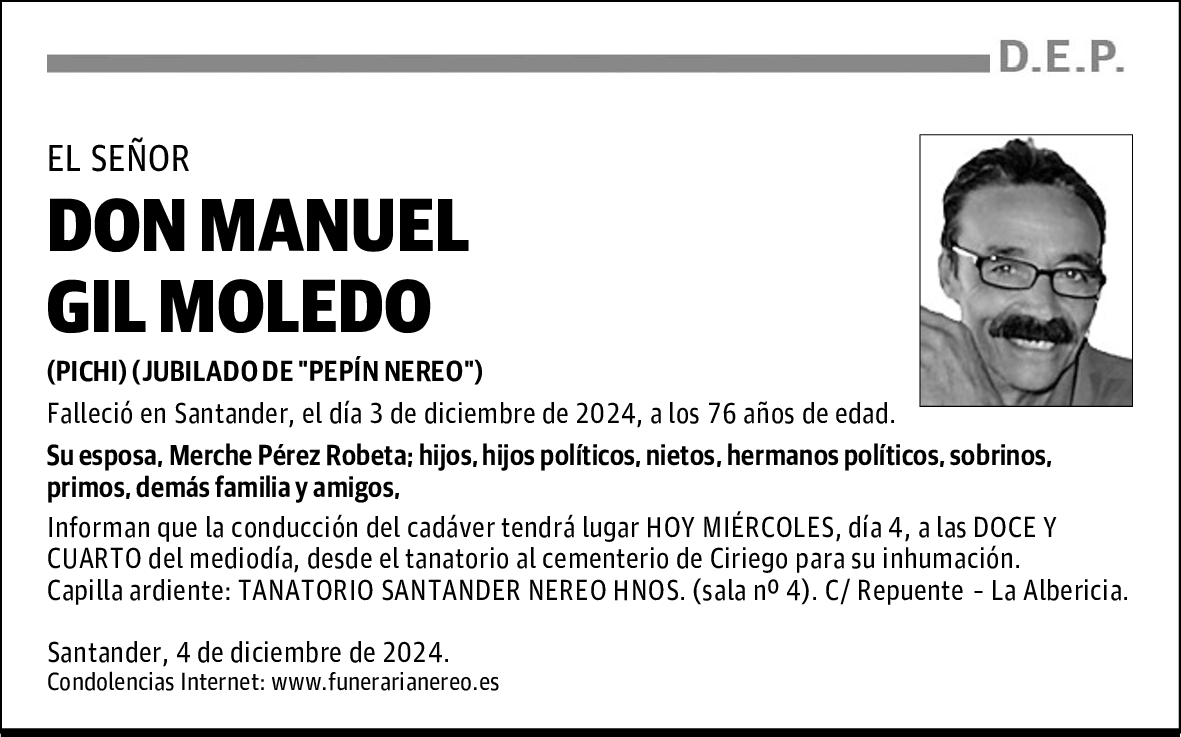 DON MANUEL GIL MOLEDO