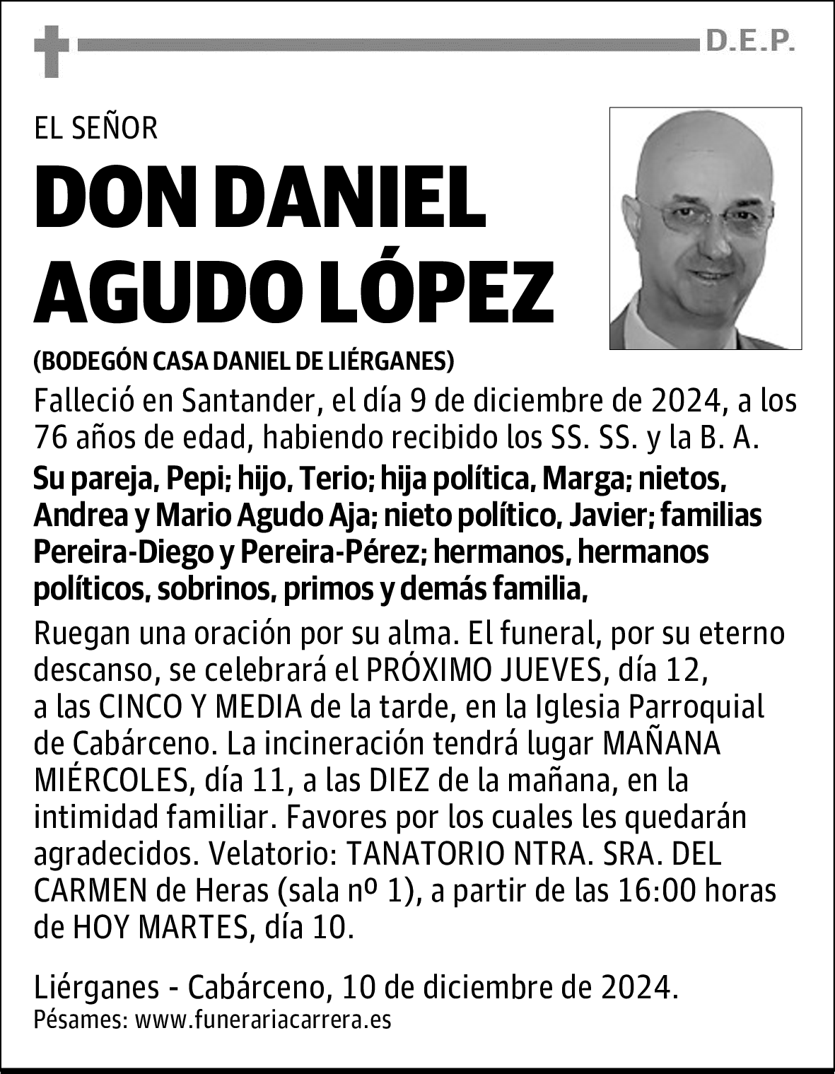 DON DANIEL AGUDO LÓPEZ