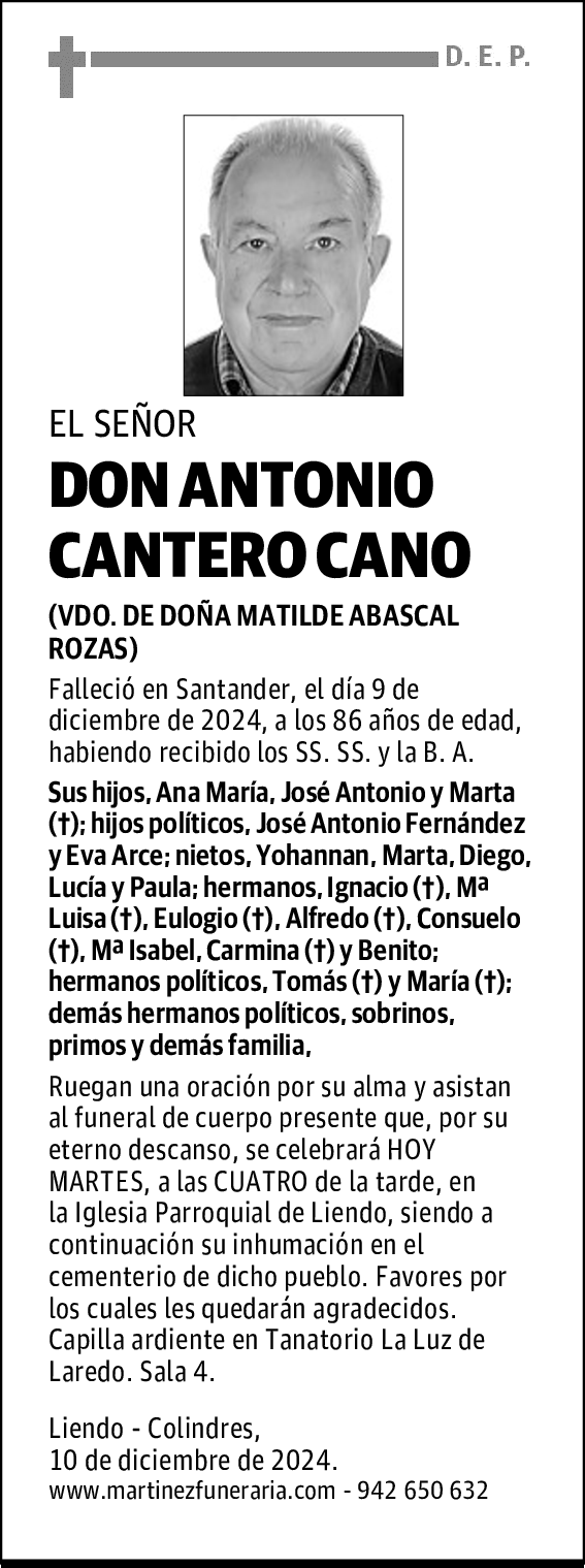 DON ANTONIO CANTERO CANO