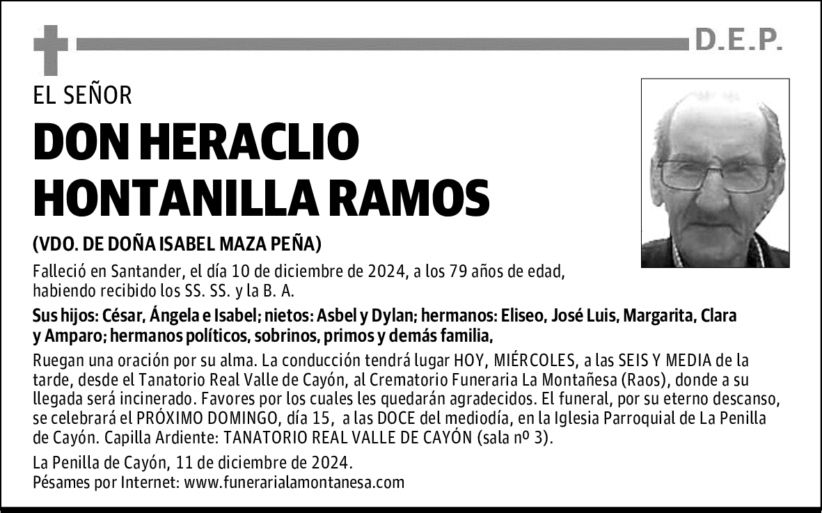 DON HERACLIO HONTANILLA RAMOS