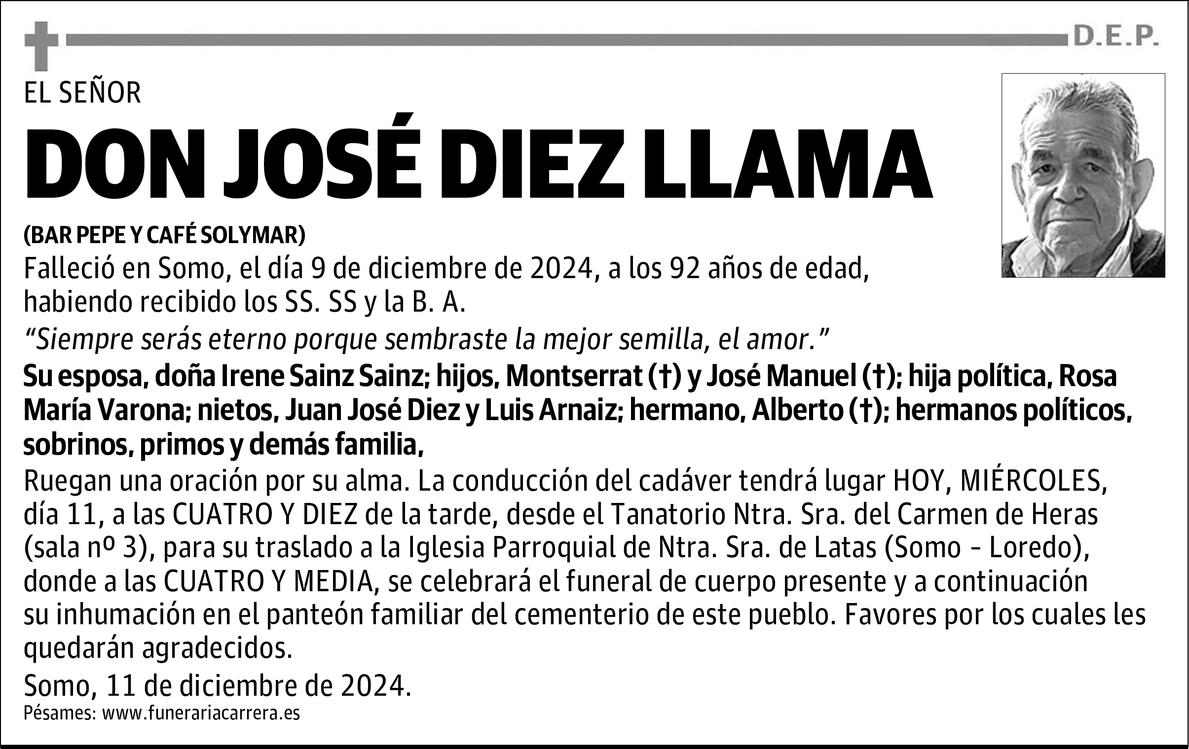 DON JOSÉ DIEZ LLAMA