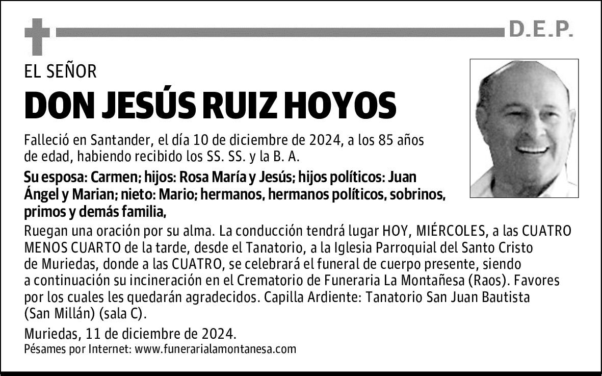 DON JESÚS RUIZ HOYOS