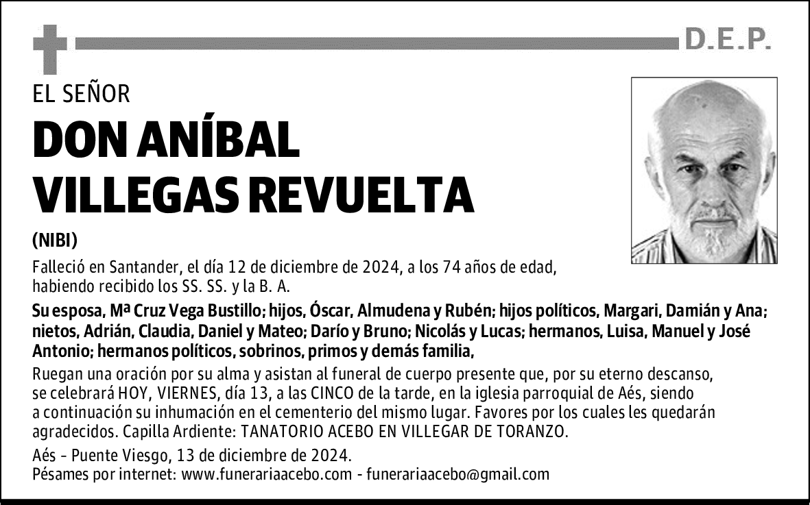 DON ANÍBAL VILLEGAS REVUELTA