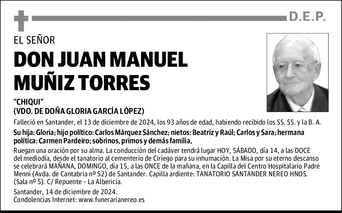 DON JUAN MANUEL MUÑIZ TORRES