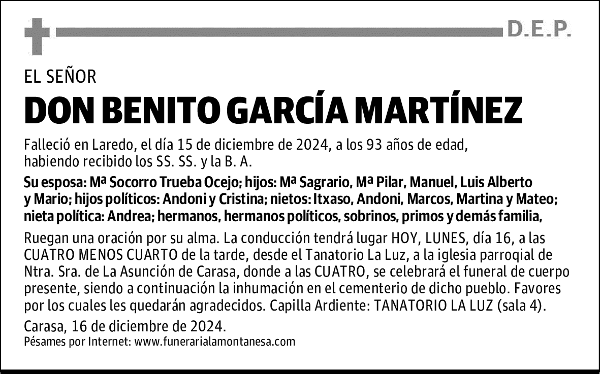 DON BENITO GARCÍA MARTÍNEZ