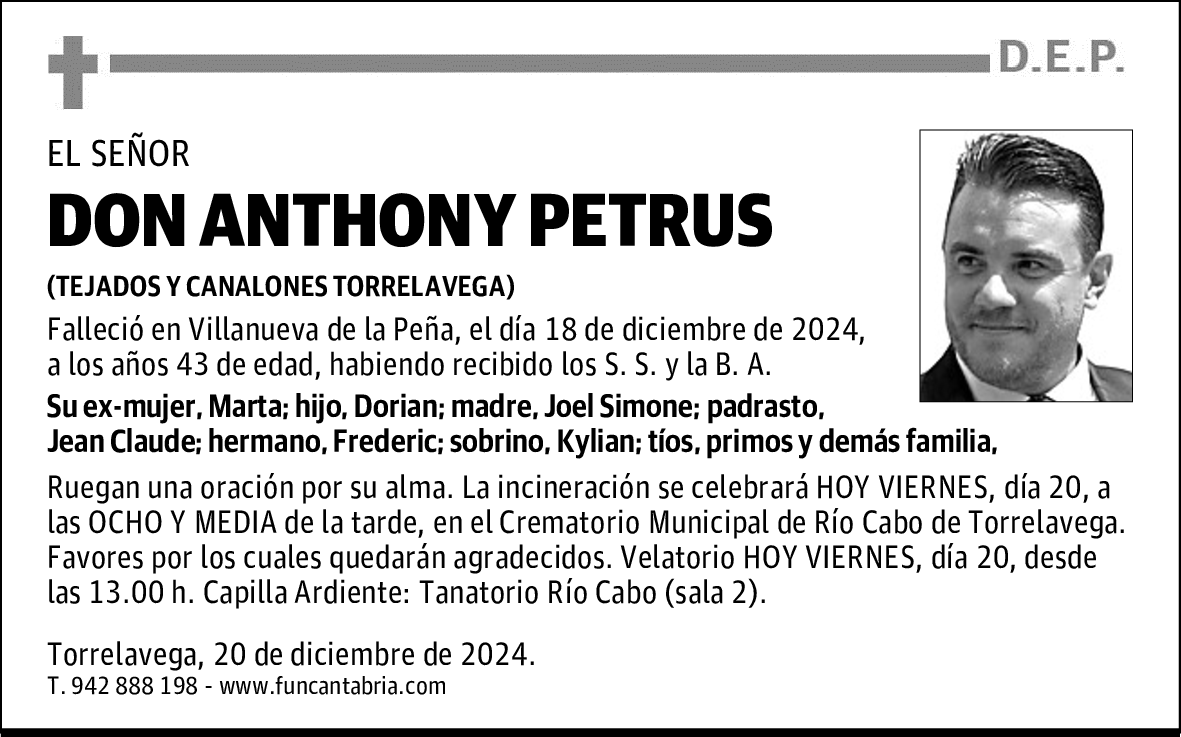 DON ANTHONY PETRUS