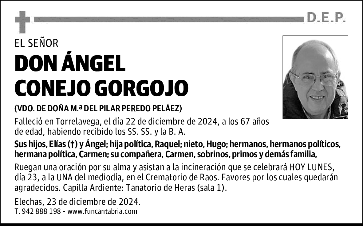 DON ÁNGEL CONEJO GORGOJO