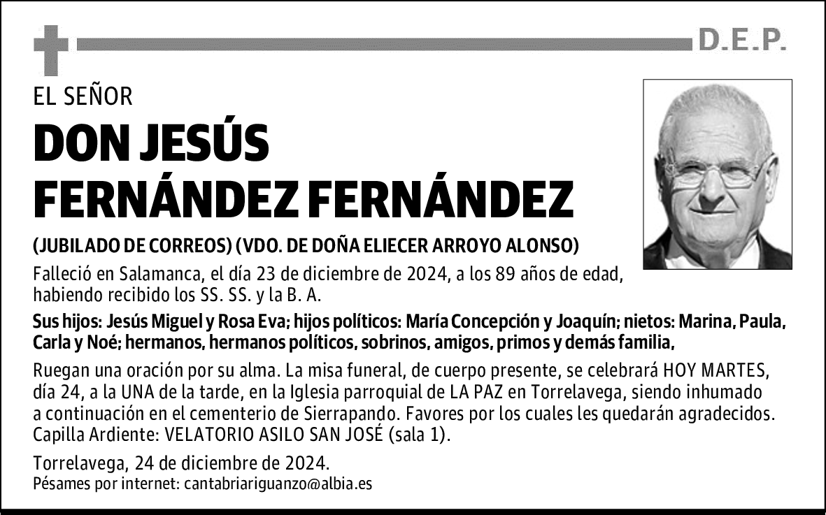 DON JESÚS FERNÁNDEZ FERNÁNDEZ