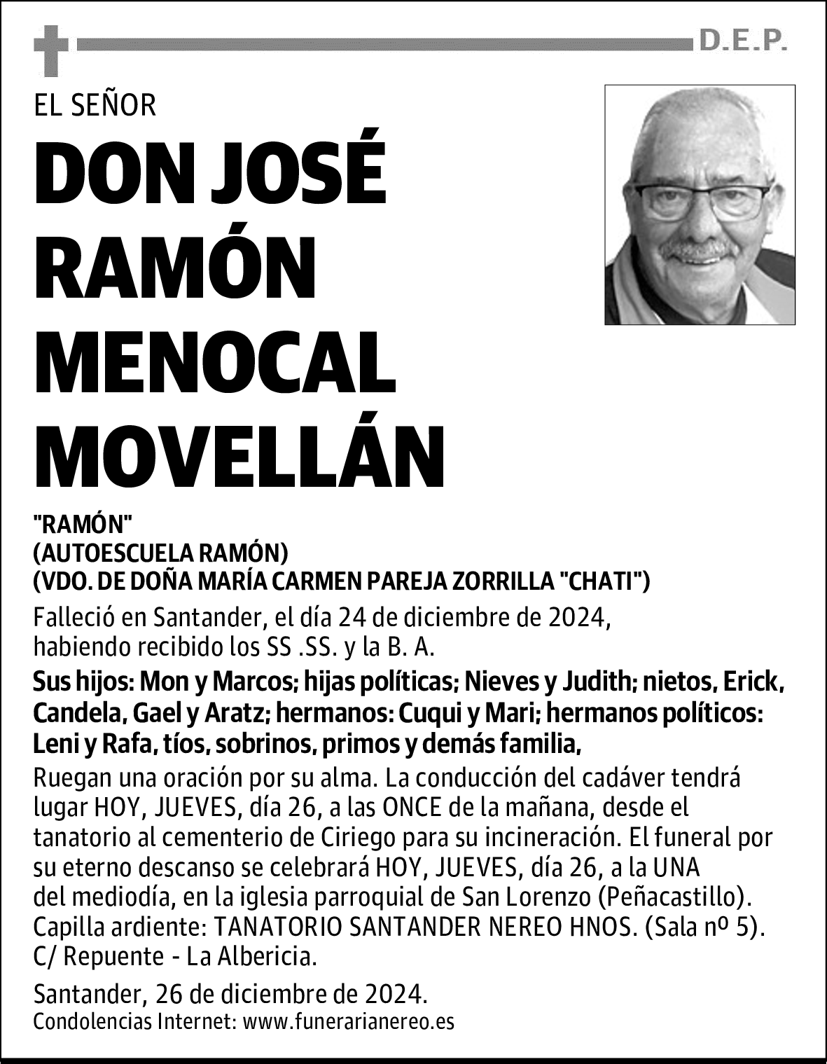 DON JOSÉ RAMÓN MENOCAL MOVELLÁN