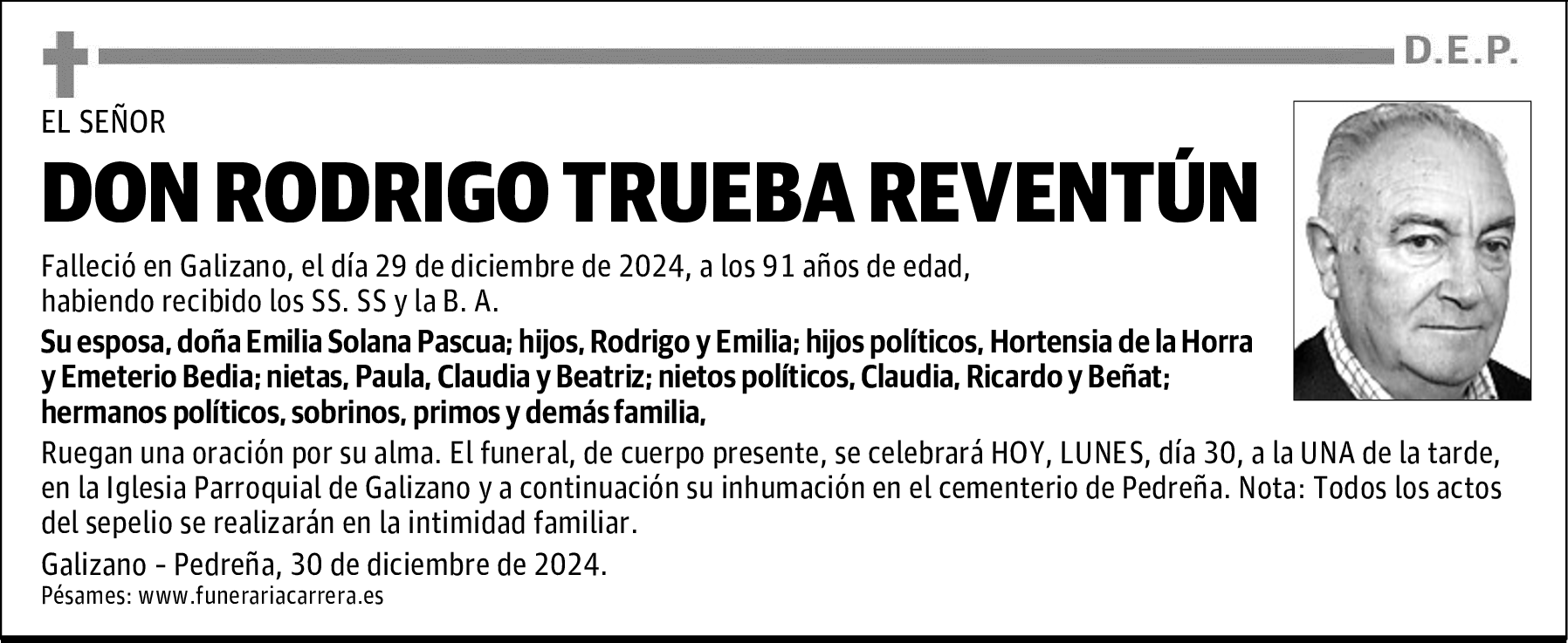 DON RODRIGO TRUEBA REVENTÚN