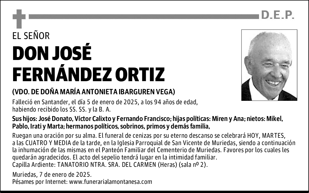 DON JOSÉ FERNÁNDEZ ORTIZ