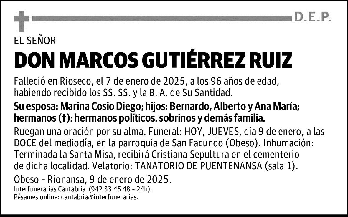 DON MARCOS GUTIÉRREZ RUIZ