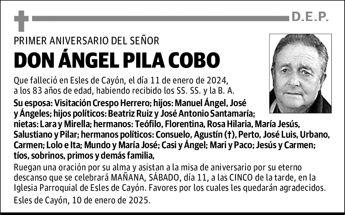 DON ÁNGEL PILA COBO