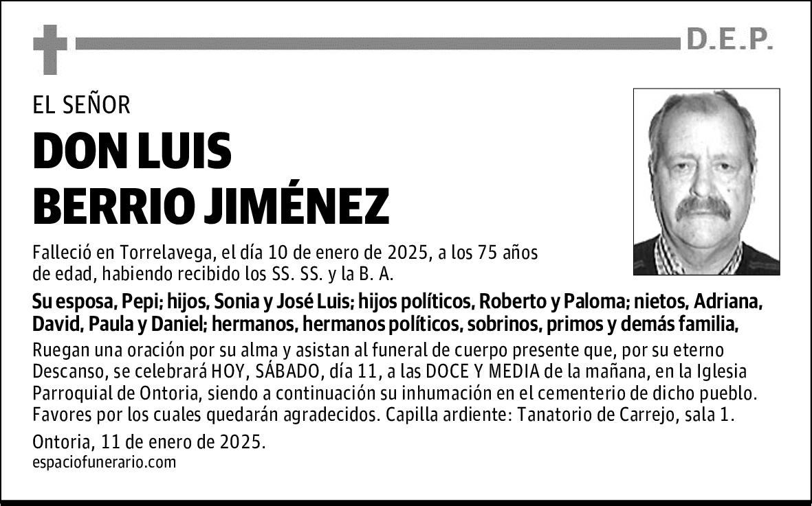 DON LUIS BERRIO JIMÉNEZ