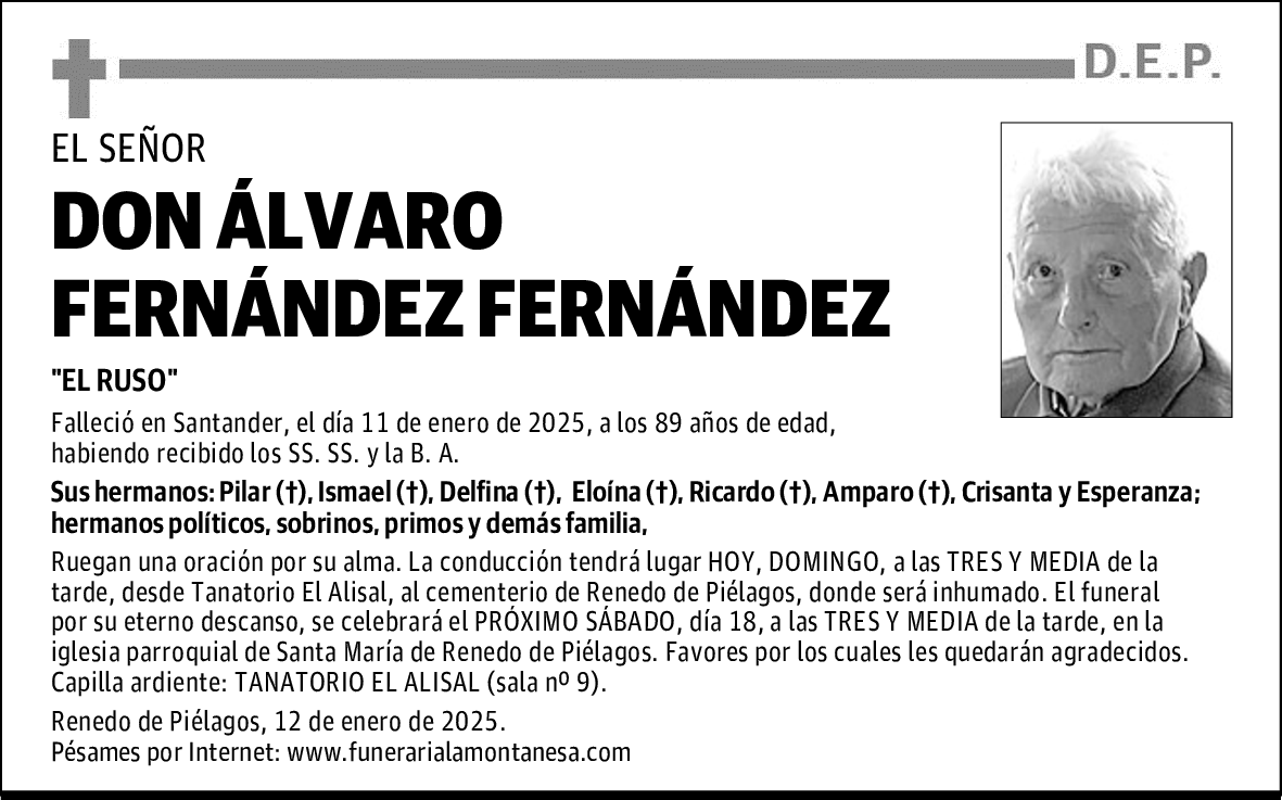 DON ÁLVARO FERNÁNDEZ FERNÁNDEZ