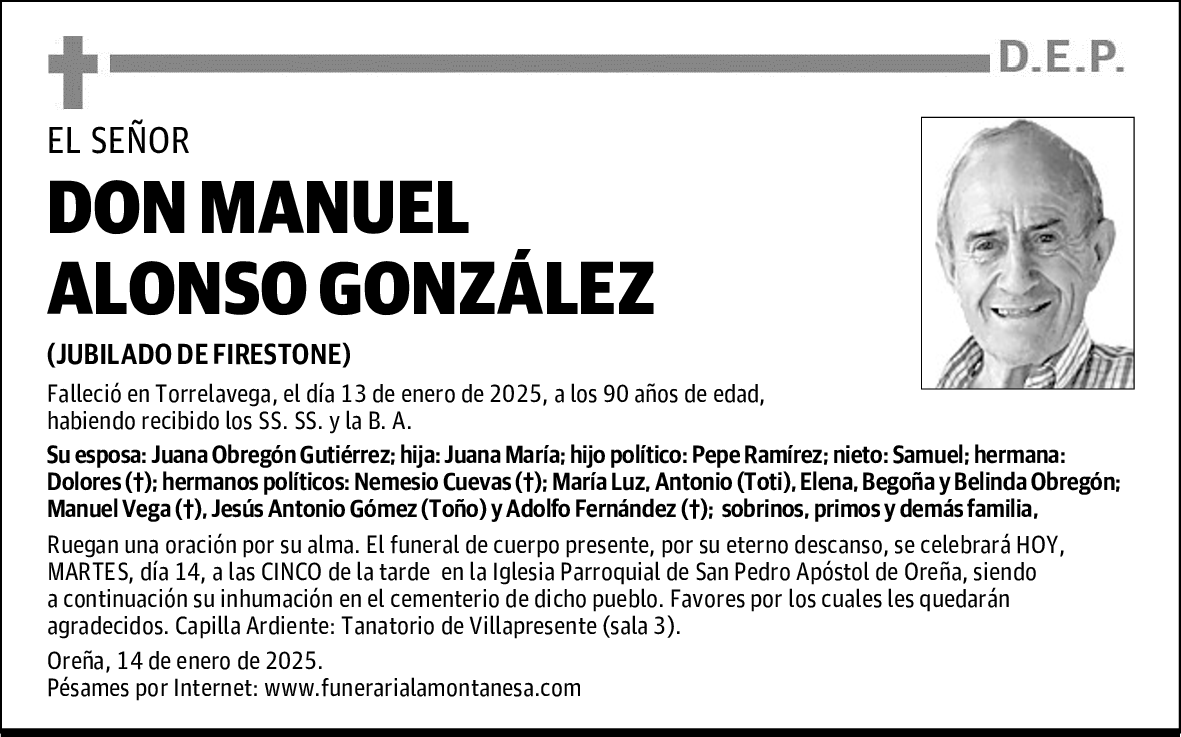 DON MANUEL ALONSO GONZÁLEZ