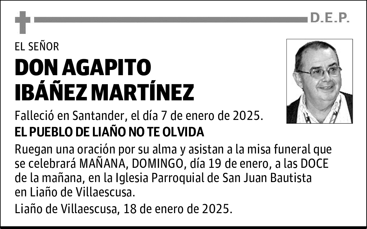 DON AGAPITO IBÁÑEZ MARTÍNEZ