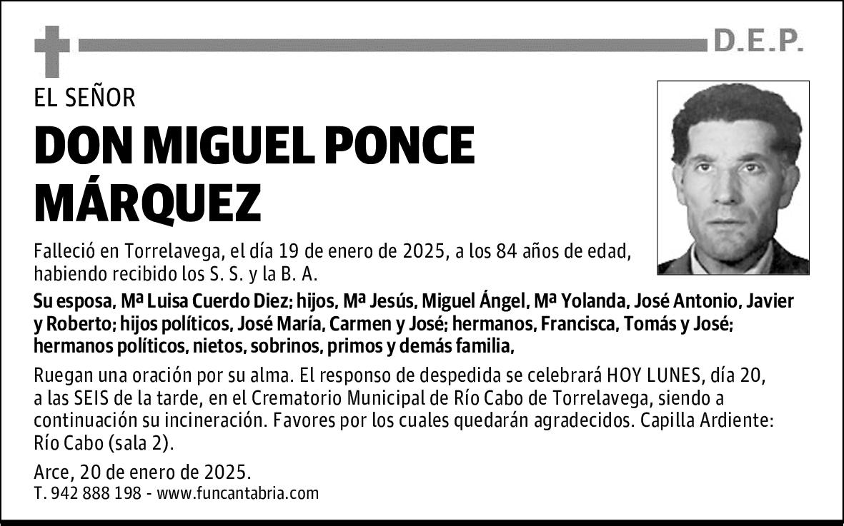 DON MIGUEL PONCE MÁRQUEZ