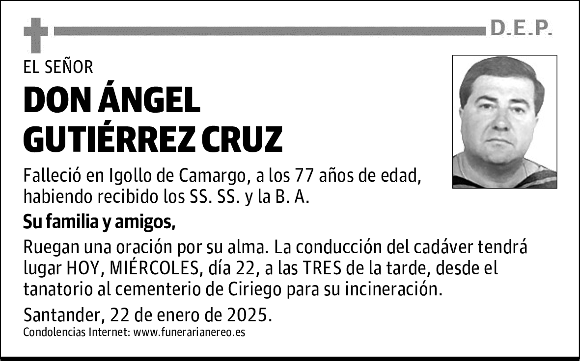 DON ANGEL GUTIERREZ CRUZ