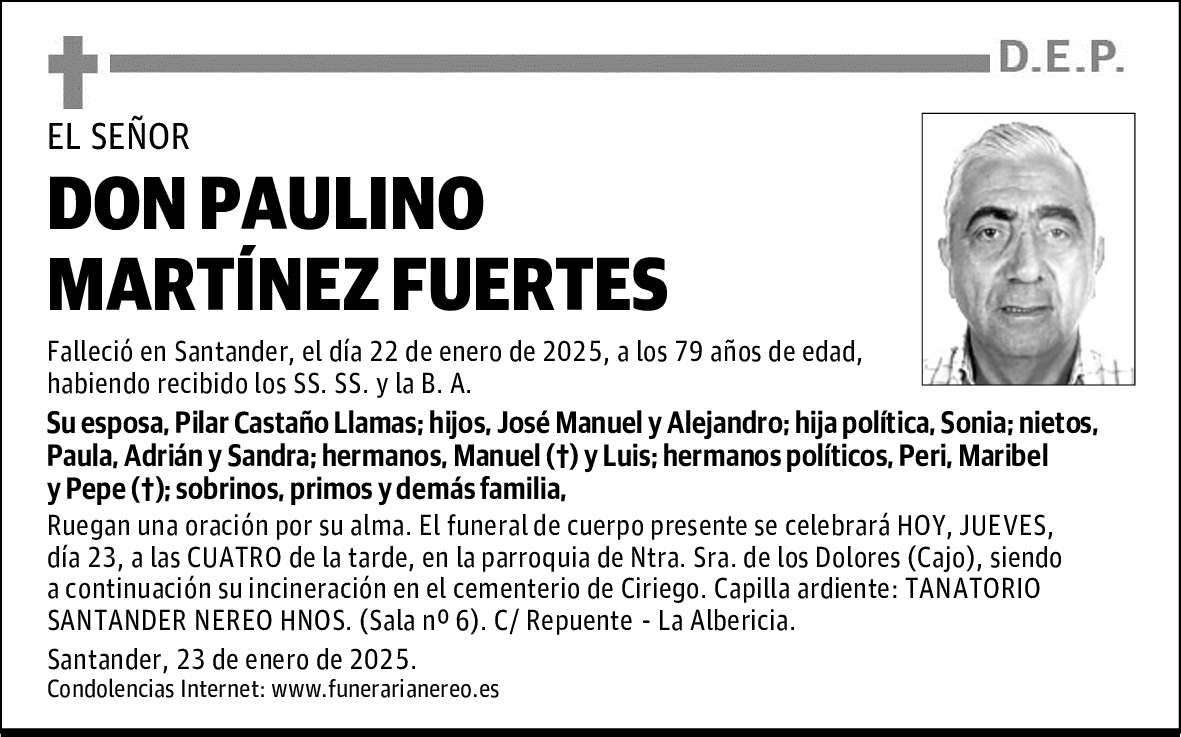 DON PAULINO MARTÍNEZ FUERTES