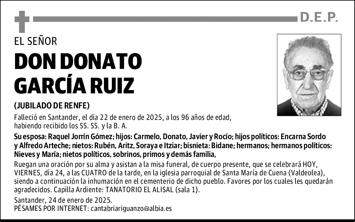 DON DONATO GARCÍA RUIZ