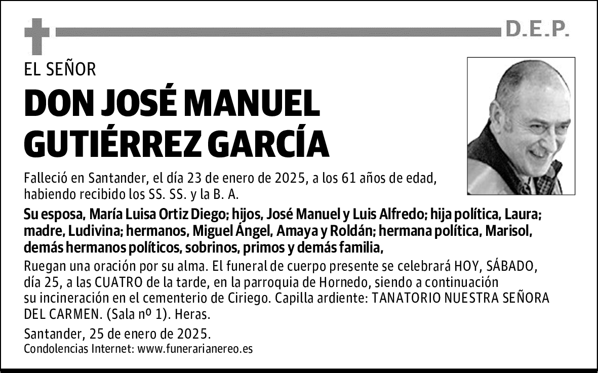 DON JOSÉ MANUEL GUTIÉRREZ GARCÍA