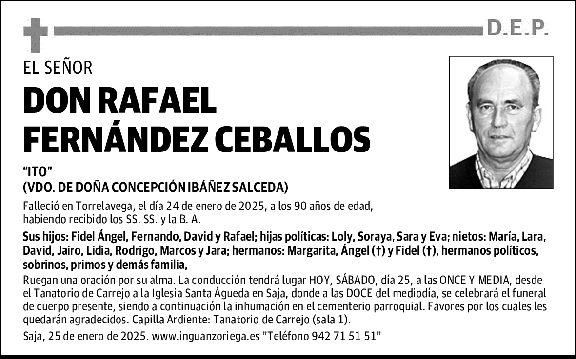 DON RAFAEL FERNÁNDEZ CEBALLOS