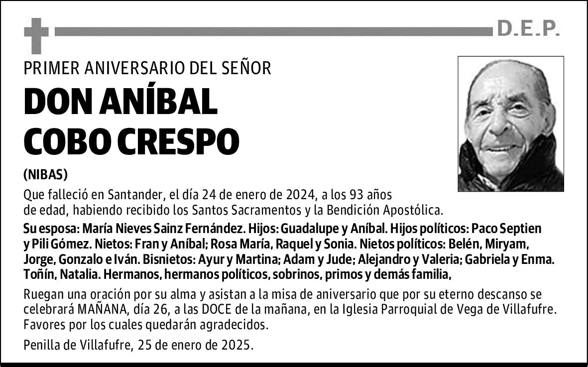 DON ANÍBAL COBO CRESPO