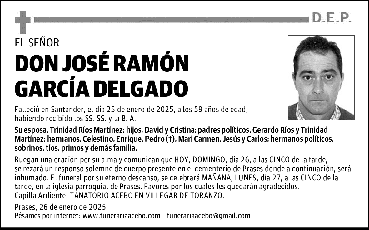 DON JOSÉ RAMÓN GARCÍA DELGADO