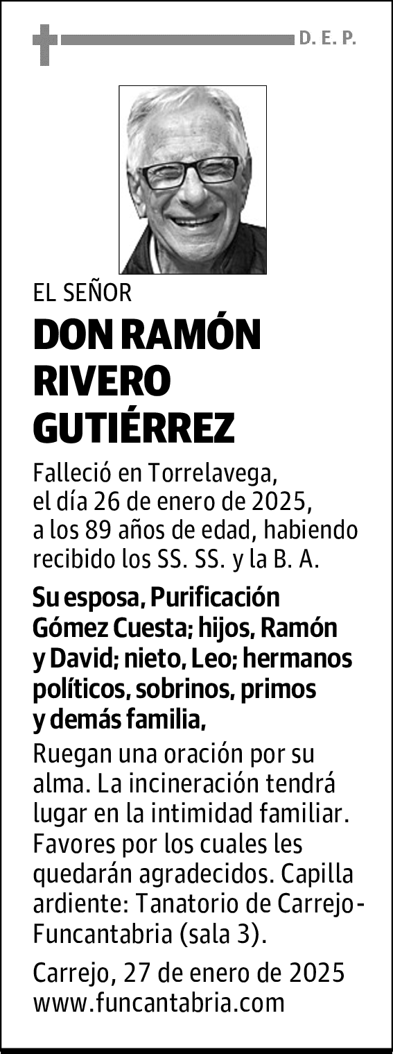 DON RAMÓN RIVERO GUTIÉRREZ