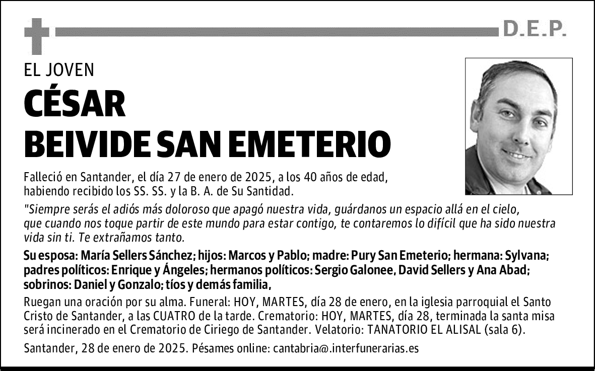 CÉSAR BEIVIDE SAN EMETERIO