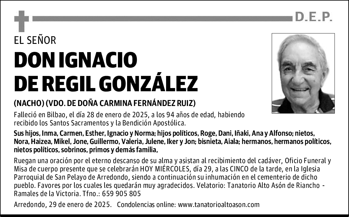 DON IGNACIO DE REGIL GONZÁLEZ