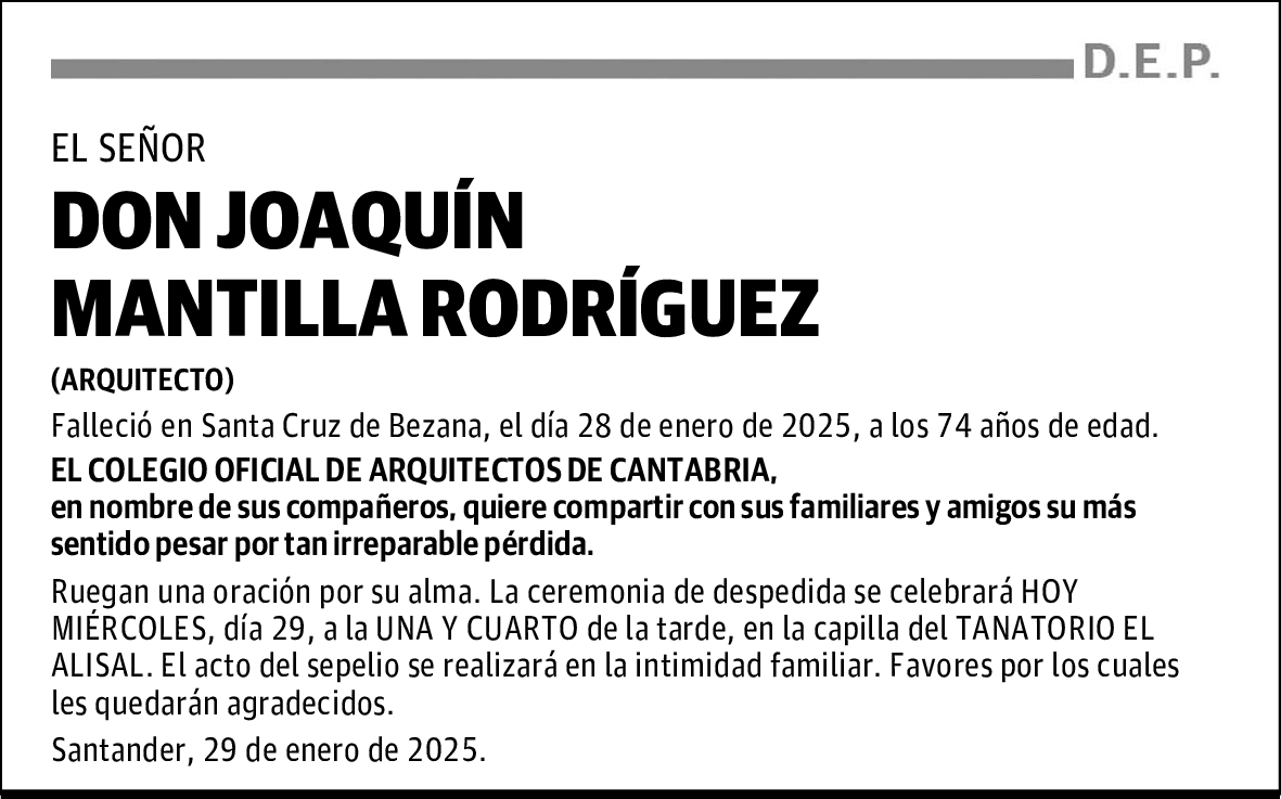 DON JOAQUÍN MANTILLA RODRÍGUEZ