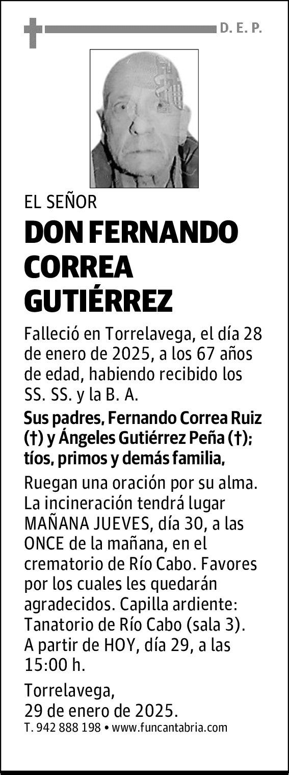 DON FERNANDO CORREA GUTIÉRREZ