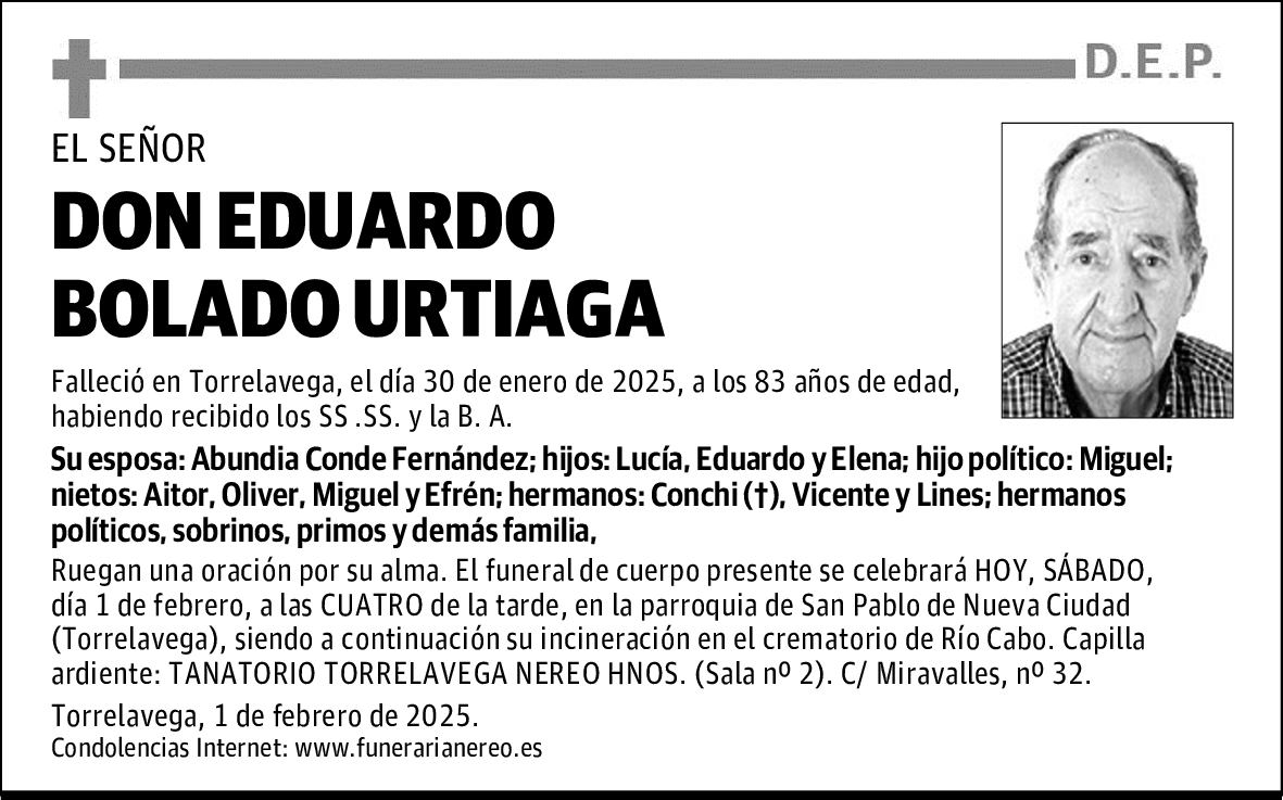 DON EDUARDO BOLADO URTIAGA