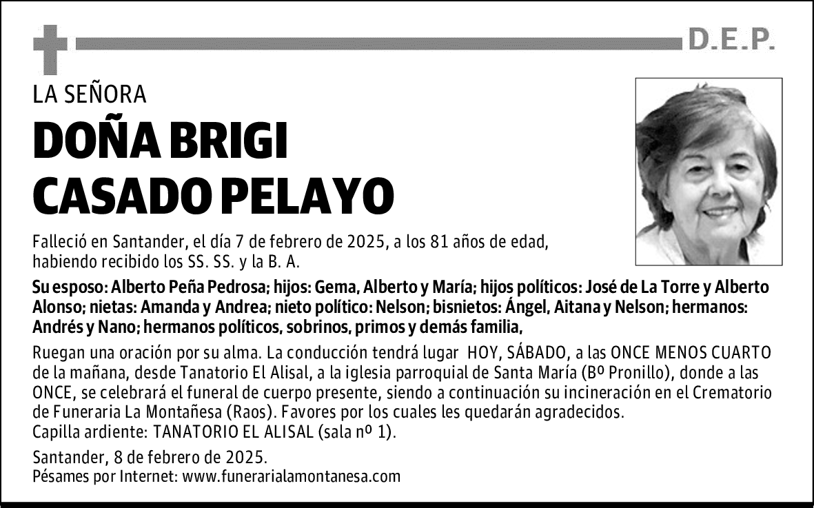 DOÑA BRIGI CASADO PELAYO